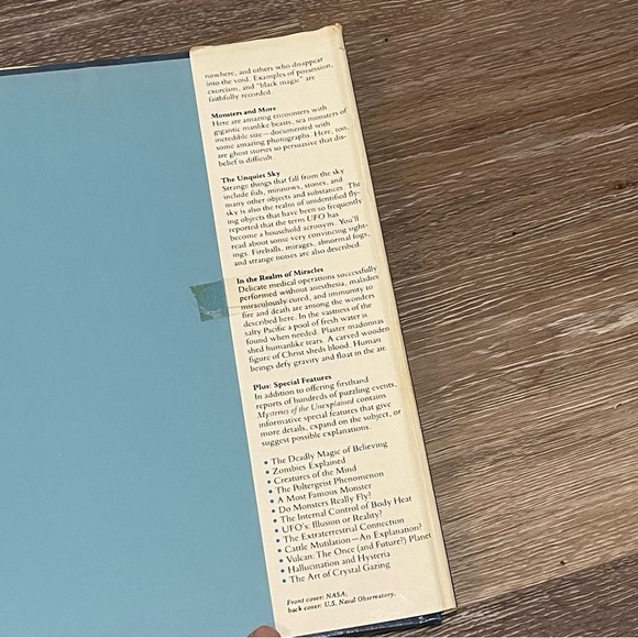 1989 Mysteries Of The Unexplained - Reader’s Digest Hardcover Book - Picture 8 of 9